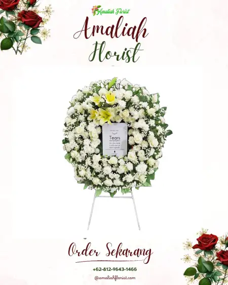 Krans Bunga Duka Kertasana